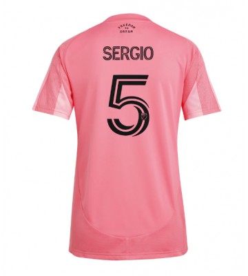 Inter Miami Sergio Busquets #5 Hjemmebanetrøje Dame 2025-26 Kortærmet